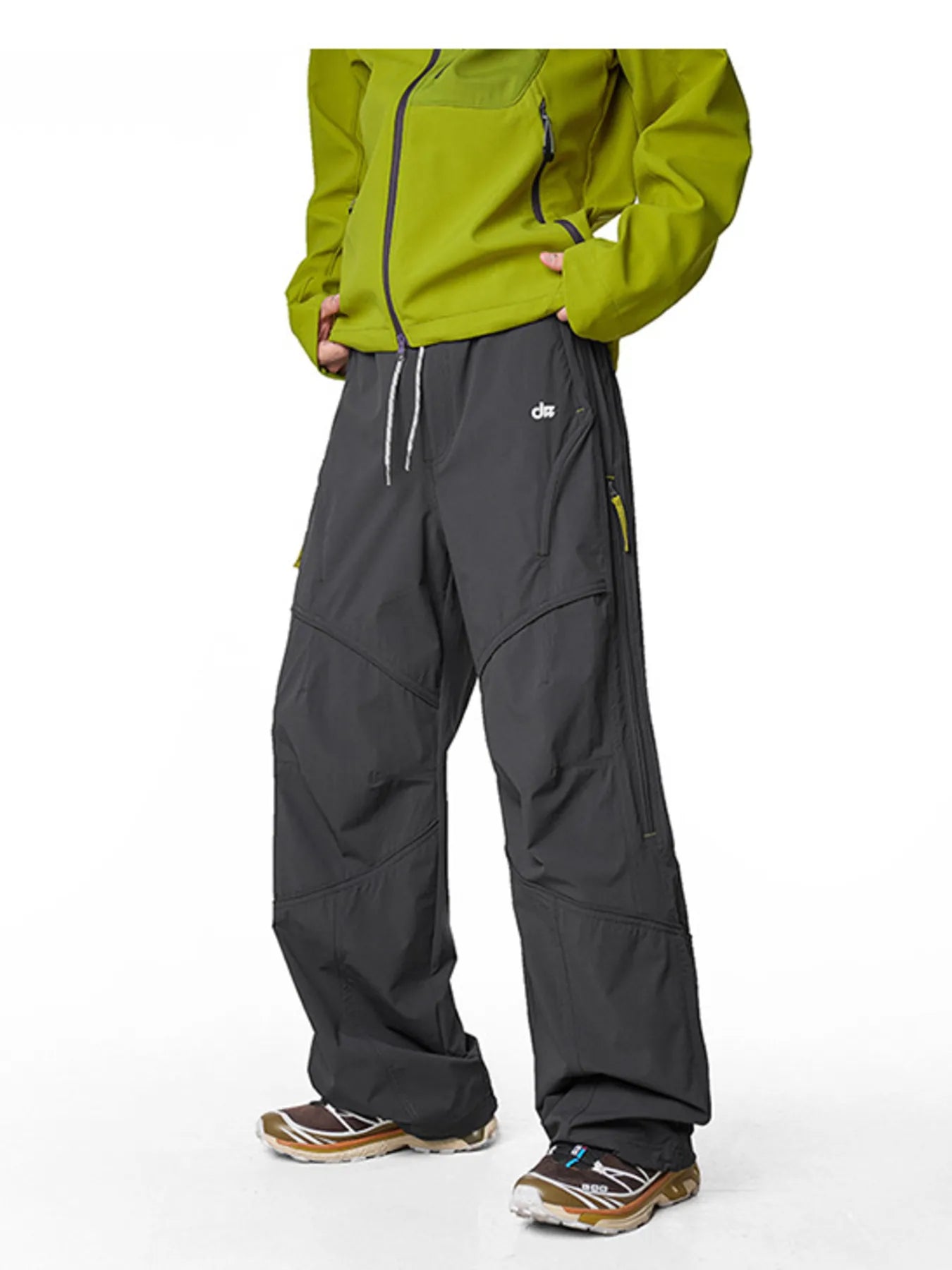 Men's Loose Fit Drawstring Cargo Active Pants - Ermanaric