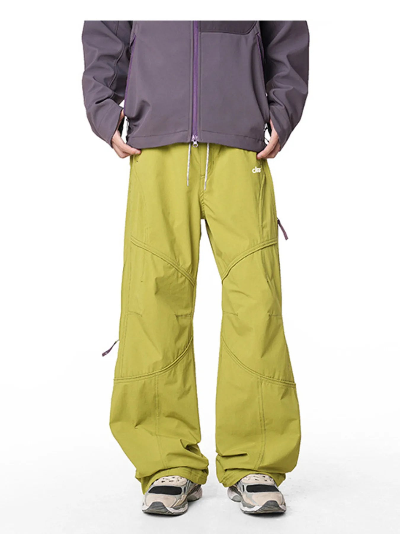 Men's Loose Fit Drawstring Cargo Active Pants - Ermanaric