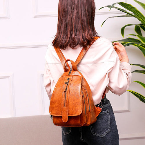 2020 Travel Shoulder Bag School Backpacks For Teenage Girls Sac A Dos Women Leather Backpacks High Quality Ladies Bagpack New