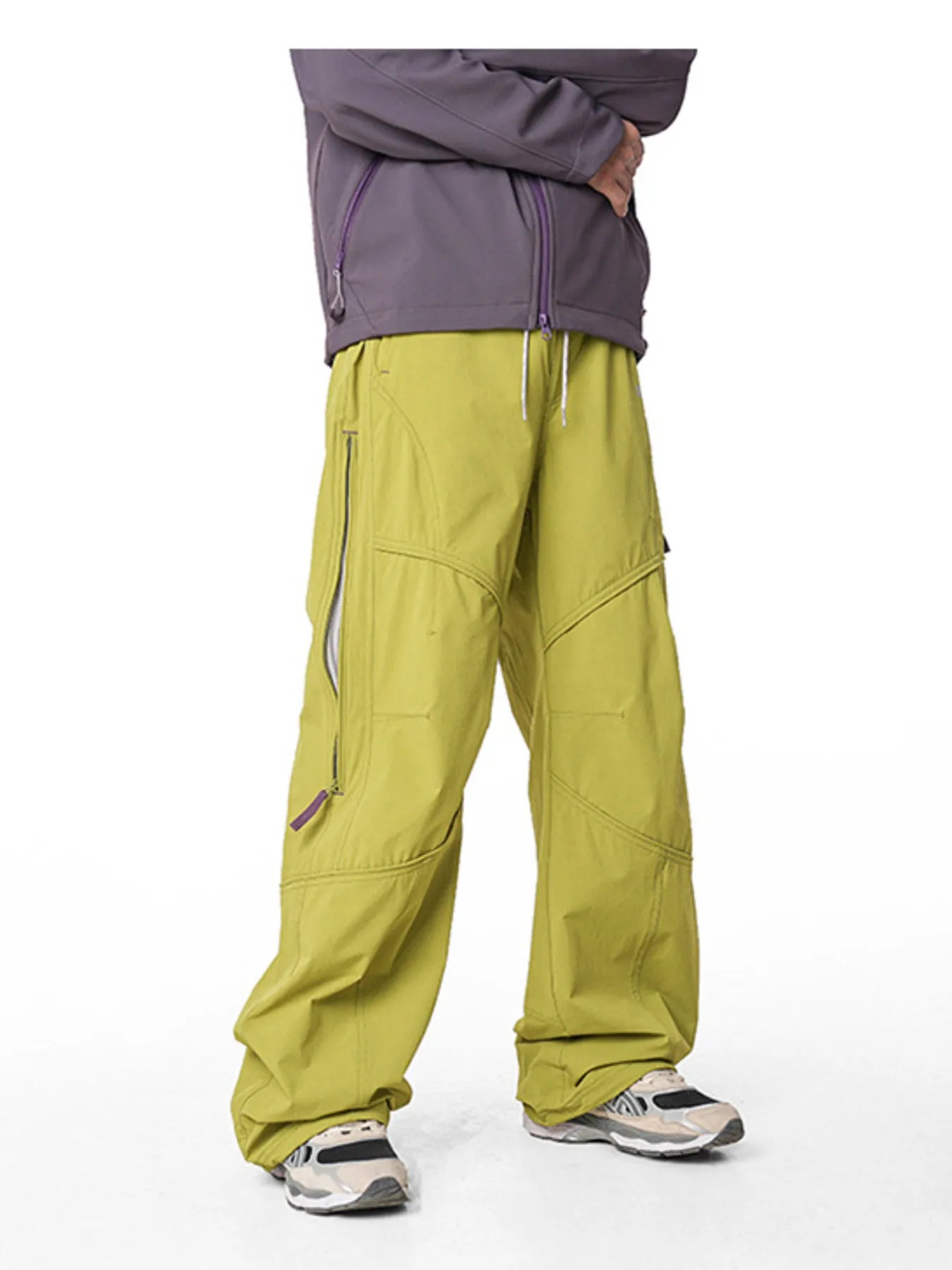 Men's Loose Fit Drawstring Cargo Active Pants - Ermanaric